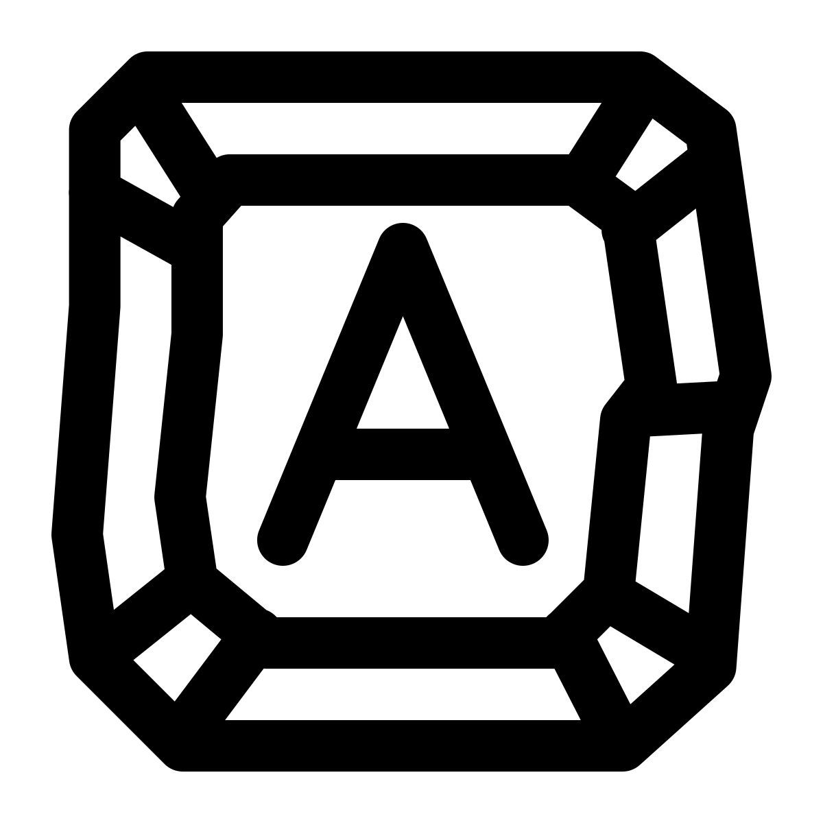 windows 11 outline style 石刻碑文 icon