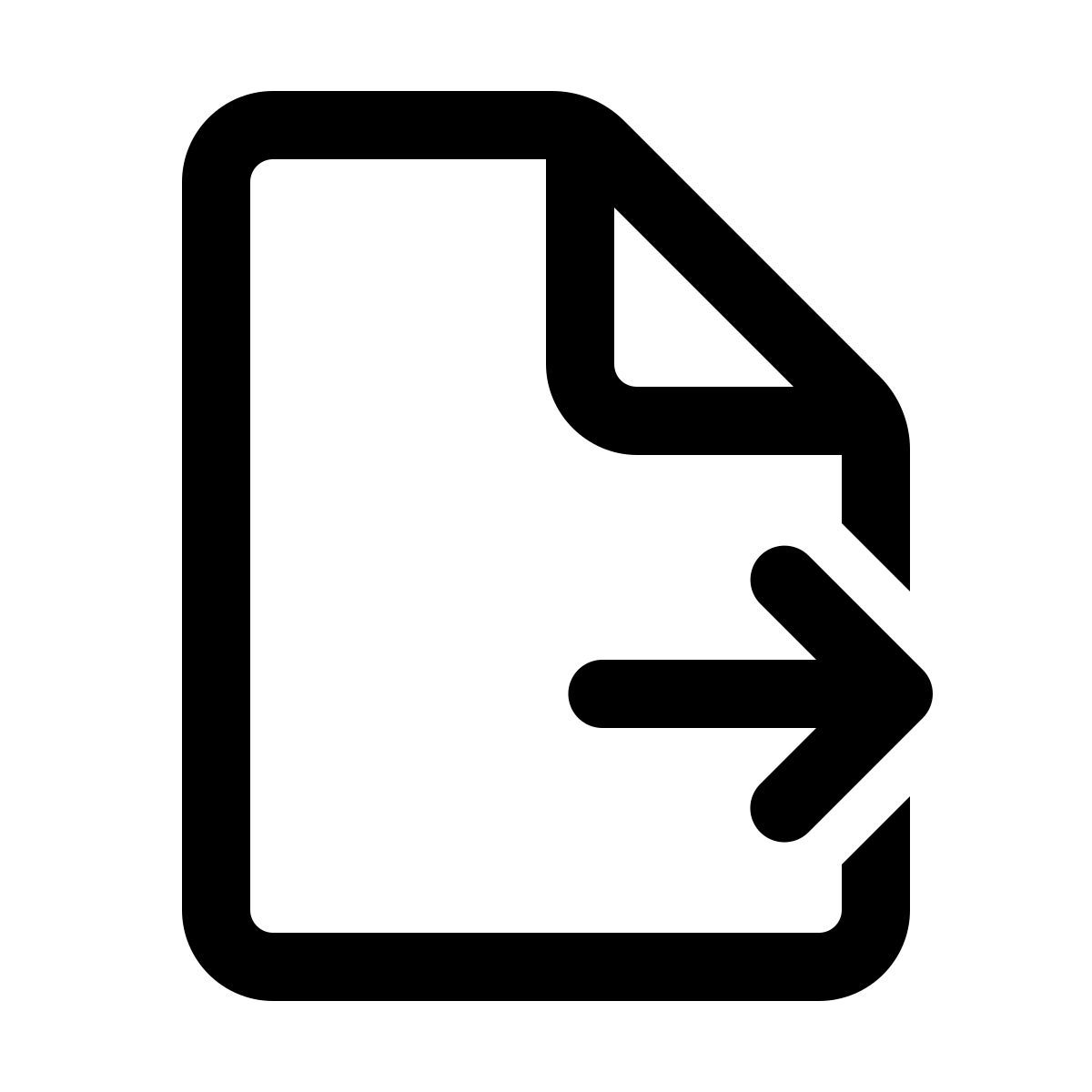 windows 11 outline style enviar documento icon