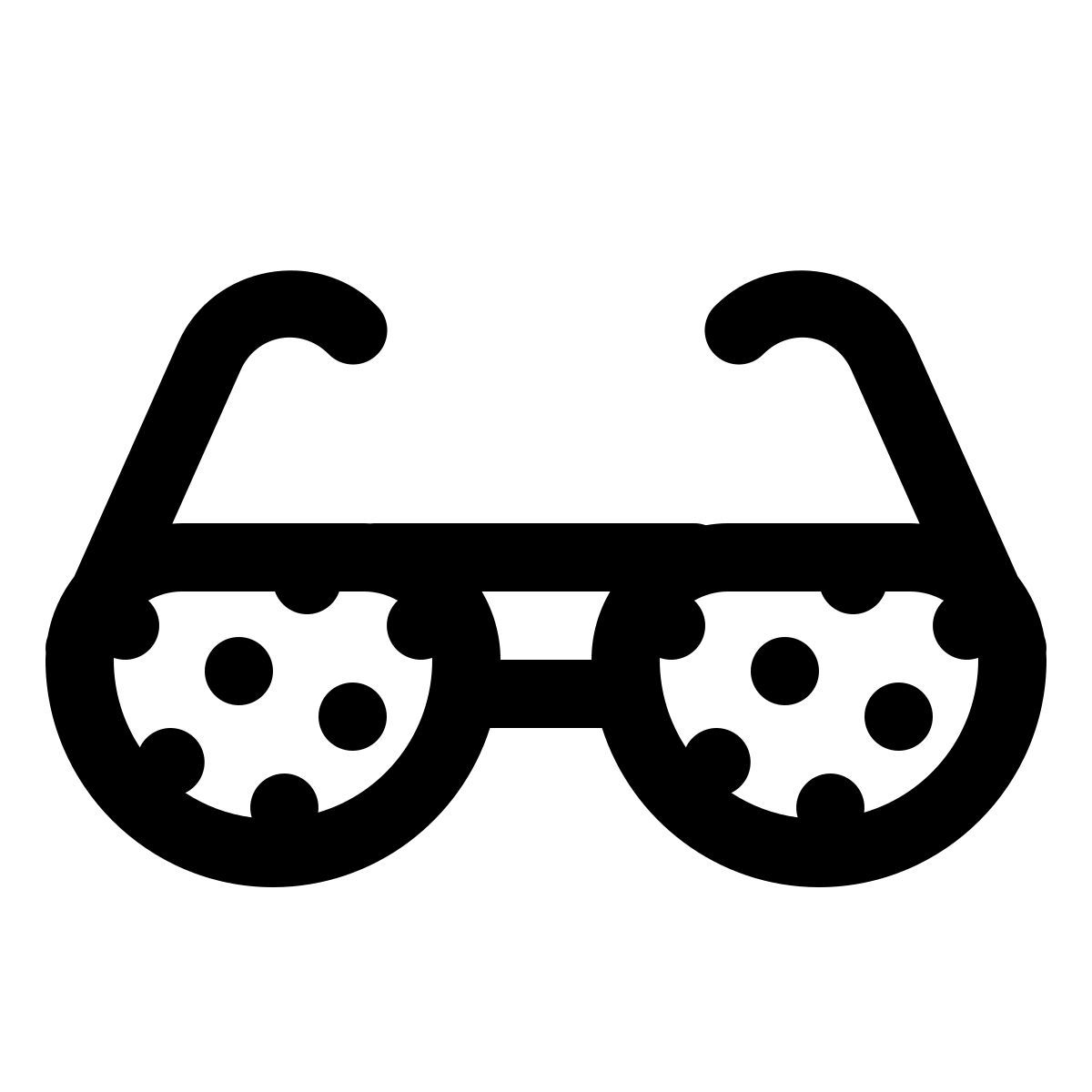 windows 11 outline style gafas de sol icon
