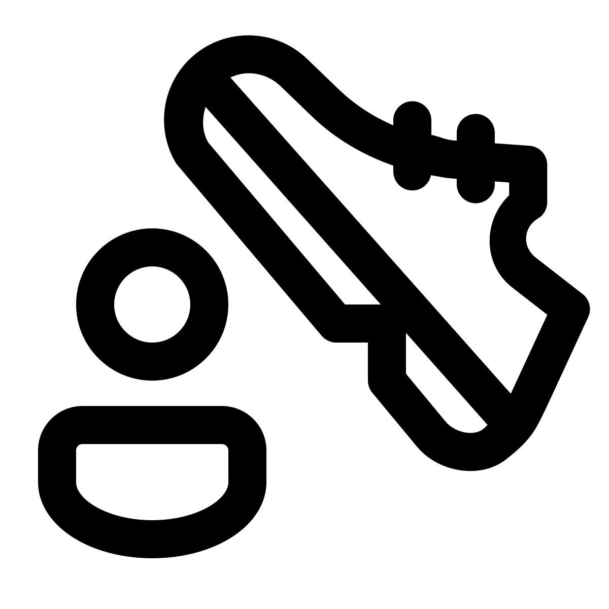 windows 11 outline style supressão icon