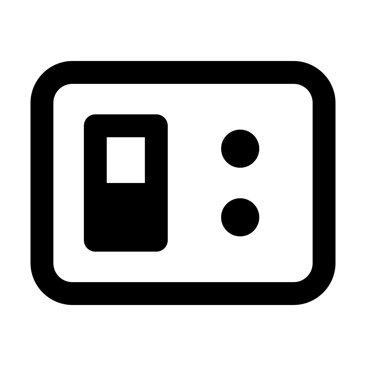 windows 11 outline style schaltbrett icon