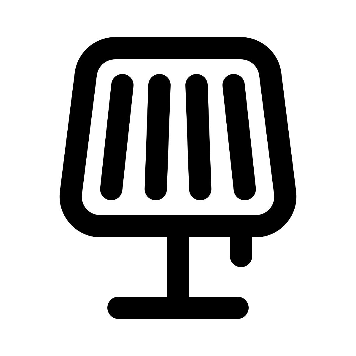 windows 11 outline style tischleuchten icon