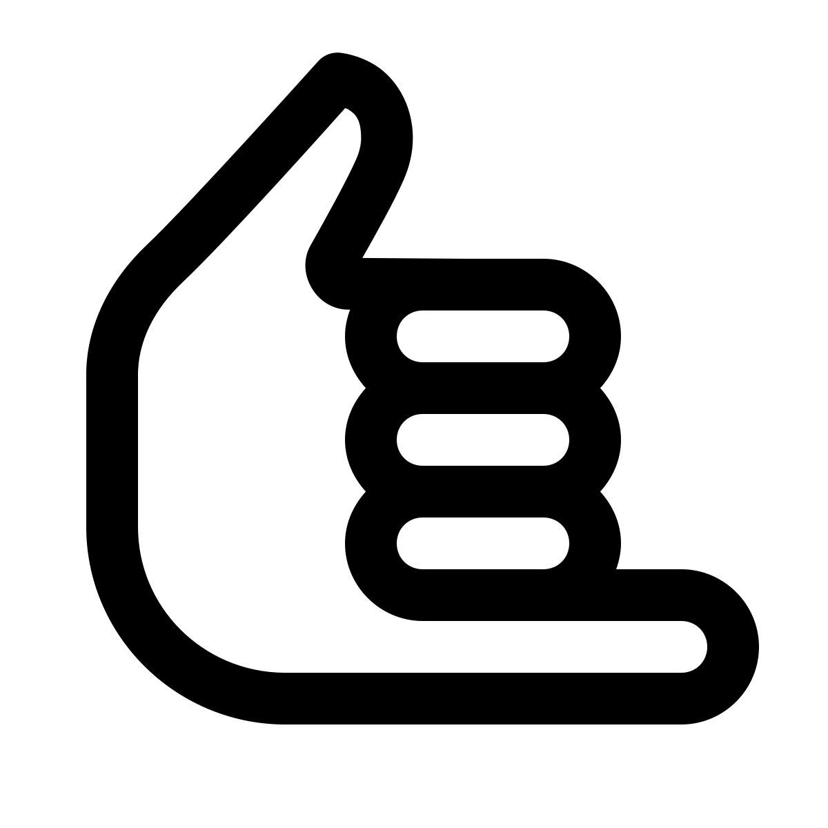 windows 11 outline style allez y doucement icon