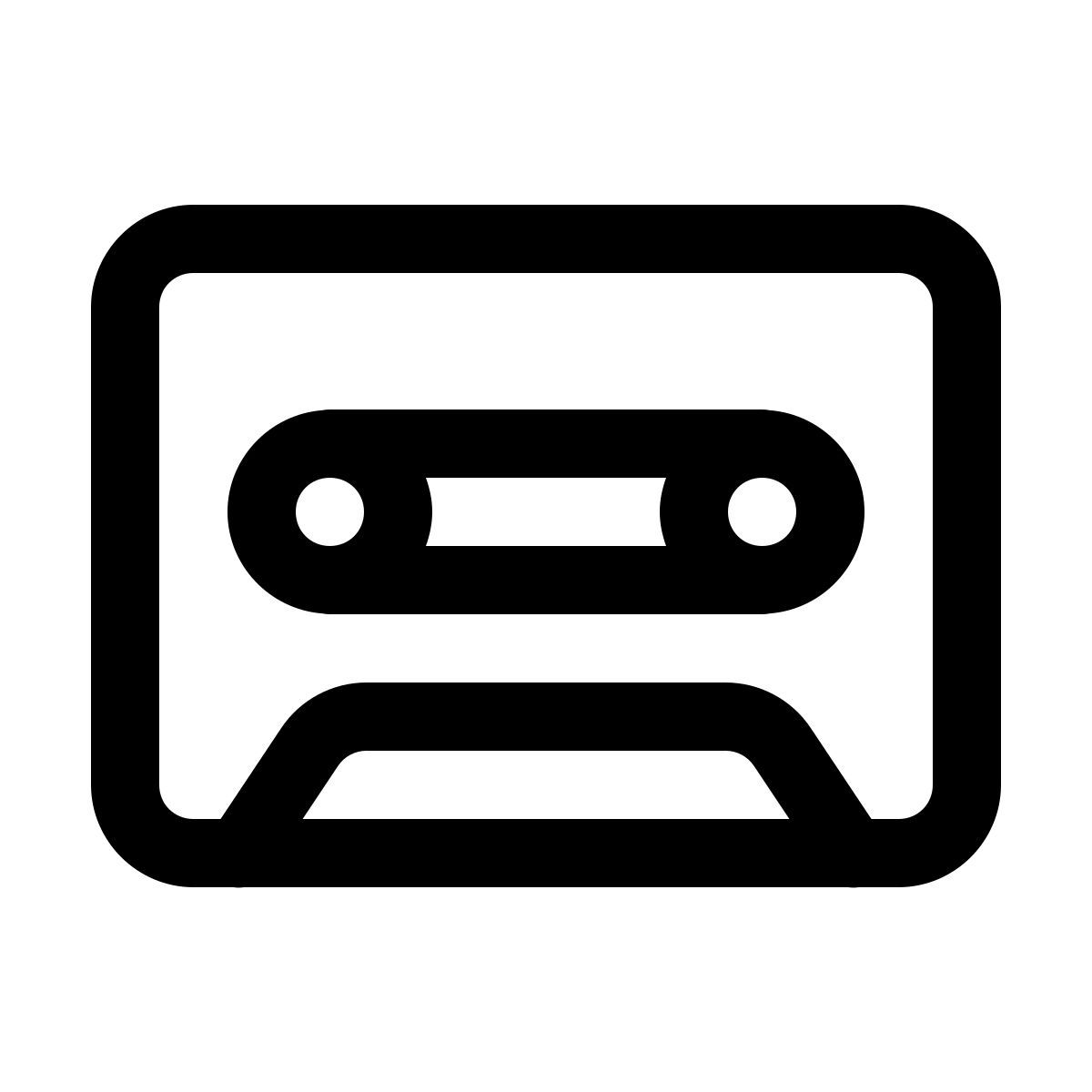 windows 11 outline style 테이프 드라이브 icon