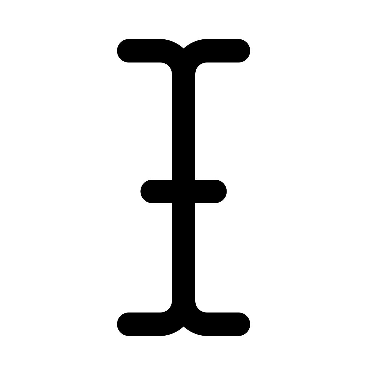 windows 11 outline style text cursor icon