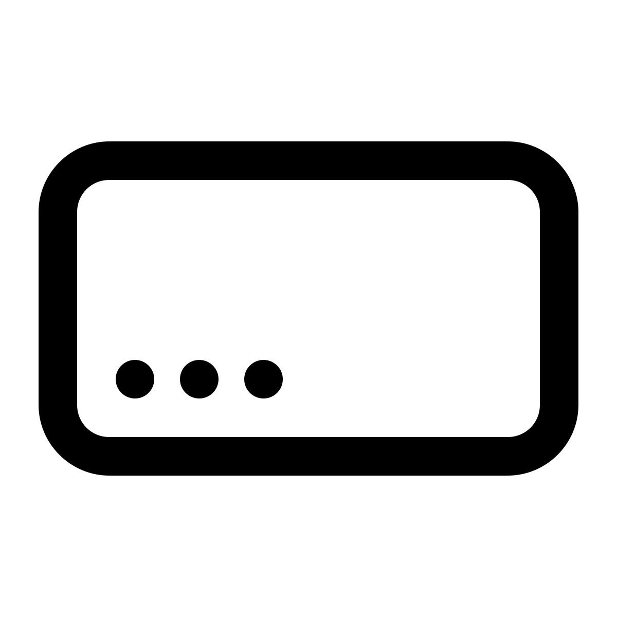 windows 11 outline style formulário de entrada de texto icon
