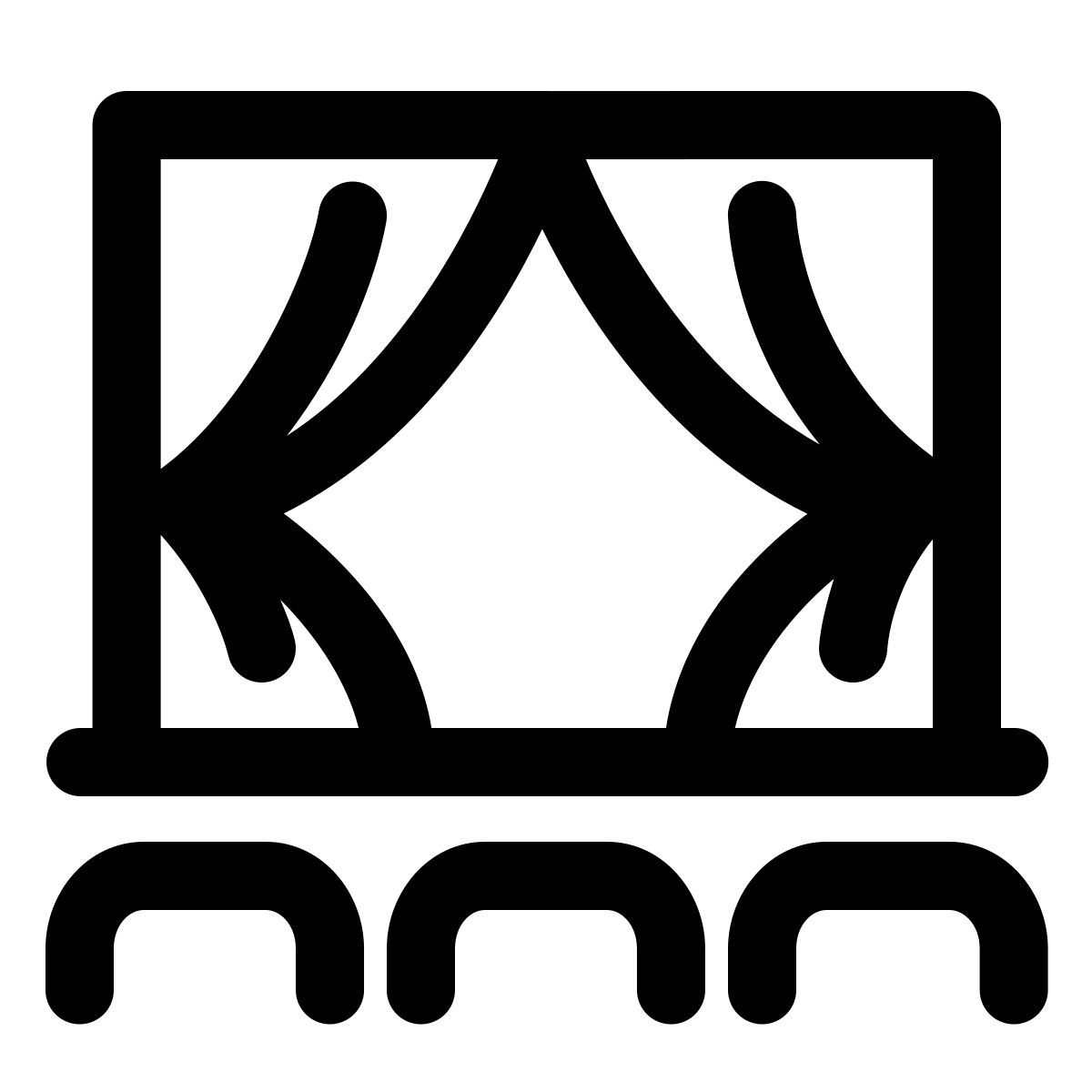 windows 11 outline style palcoscenico icon