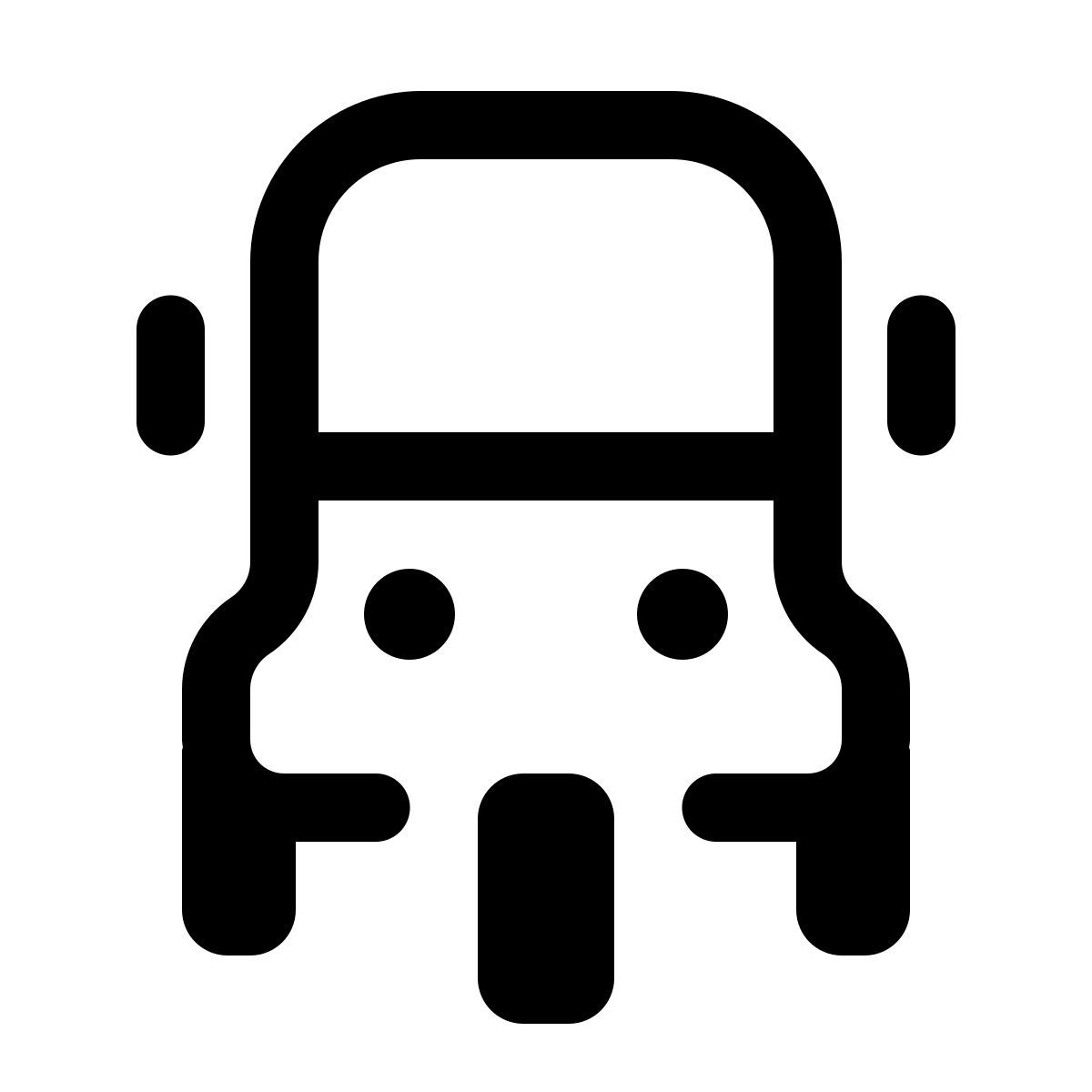 windows 11 outline style 삼륜차 icon