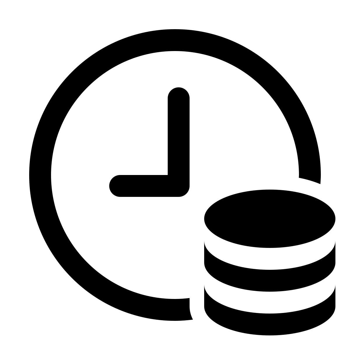 windows 11 outline style el tiempo es dinero icon