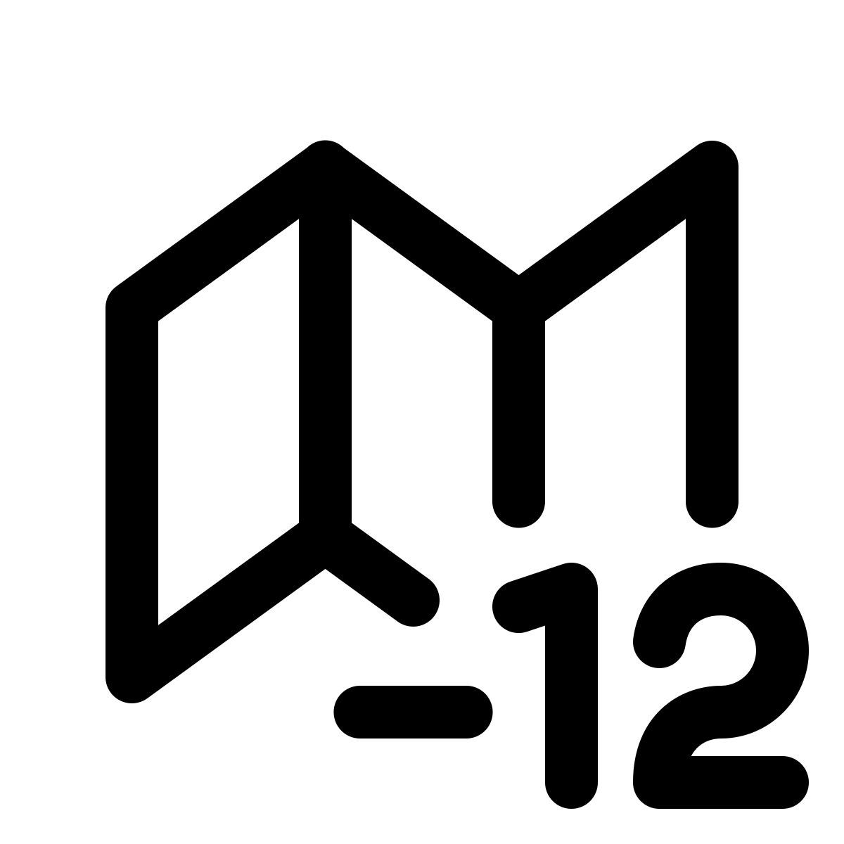 windows 11 outline style 时区 12 icon