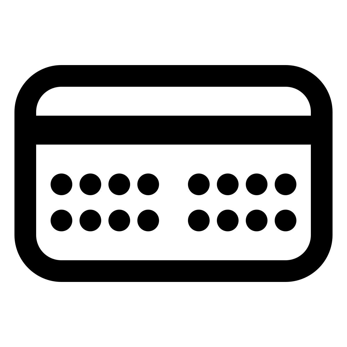 windows 11 outline style codice scheda token icon