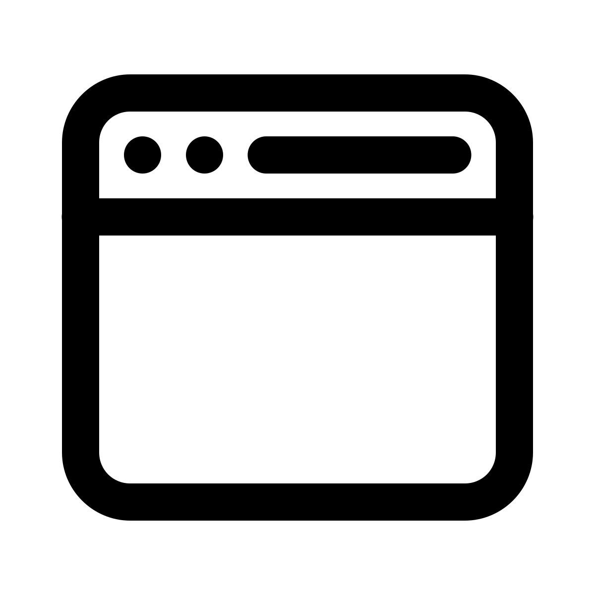 windows 11 outline style 导航工具栏顶部 icon