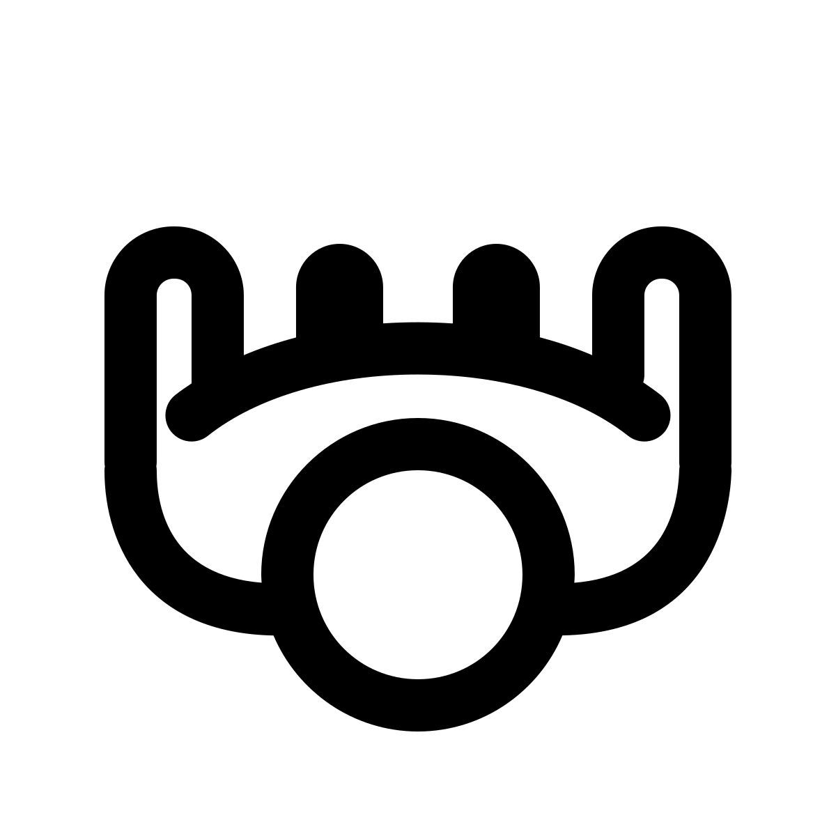 windows 11 outline style draufsicht mann icon