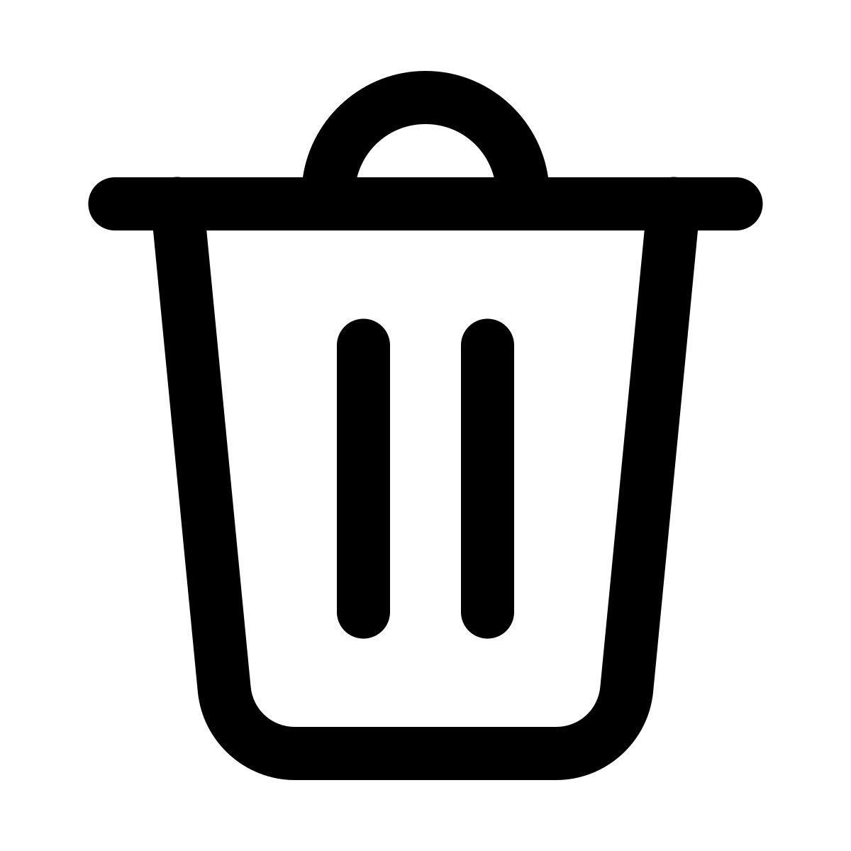 windows 11 outline style trash icon