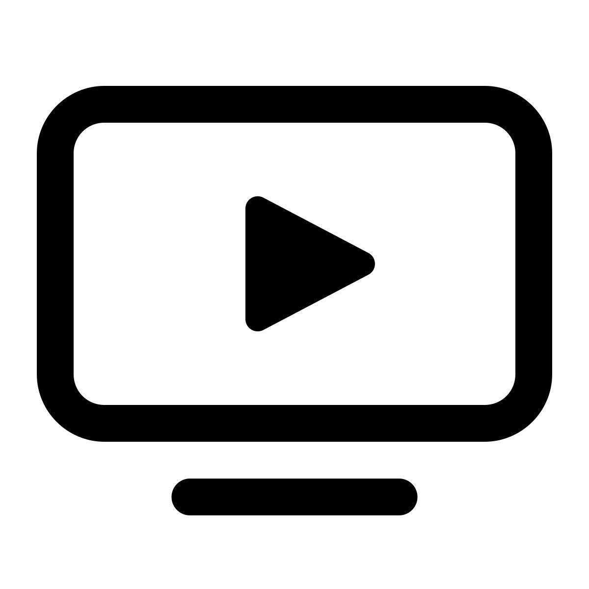 windows 11 outline style 티비 쇼 icon