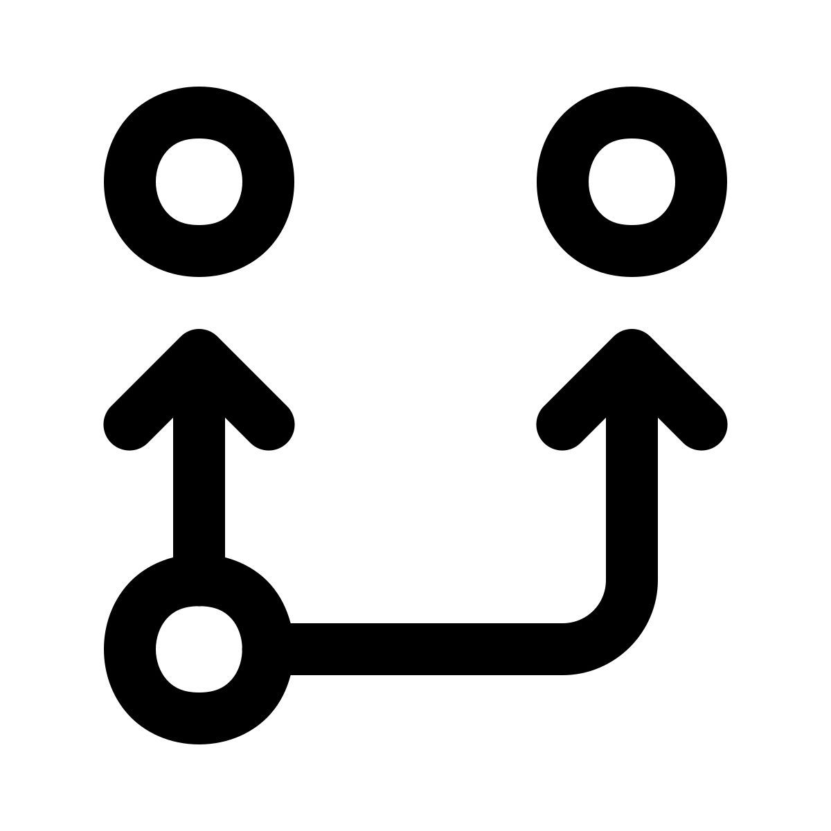 windows 11 outline style 两球 icon