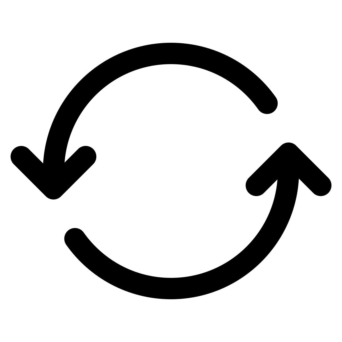 windows 11 outline style 17387 0 73139 atualizar esquerda 32 setas icon