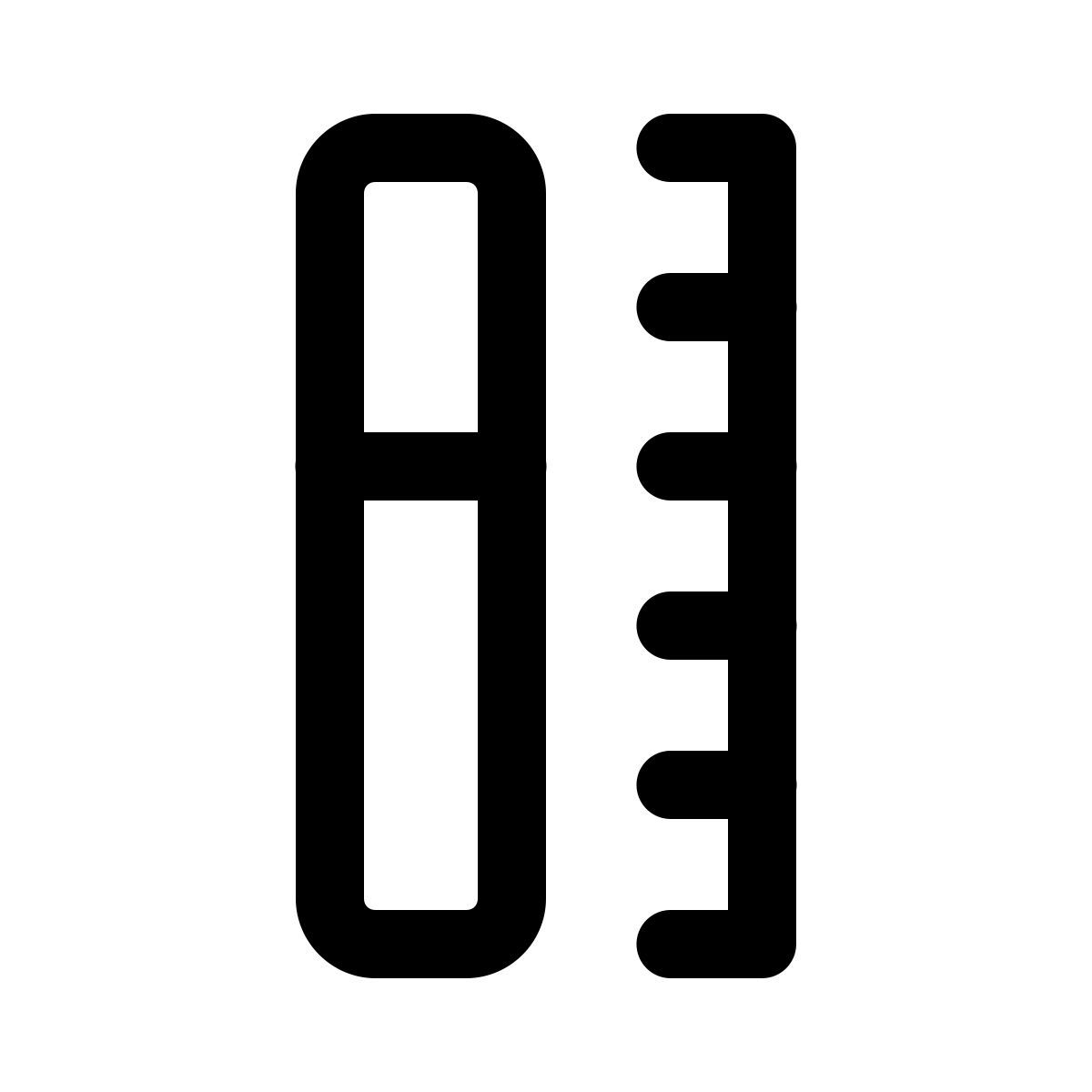 windows 11 outline style cursore della timeline verticale icon