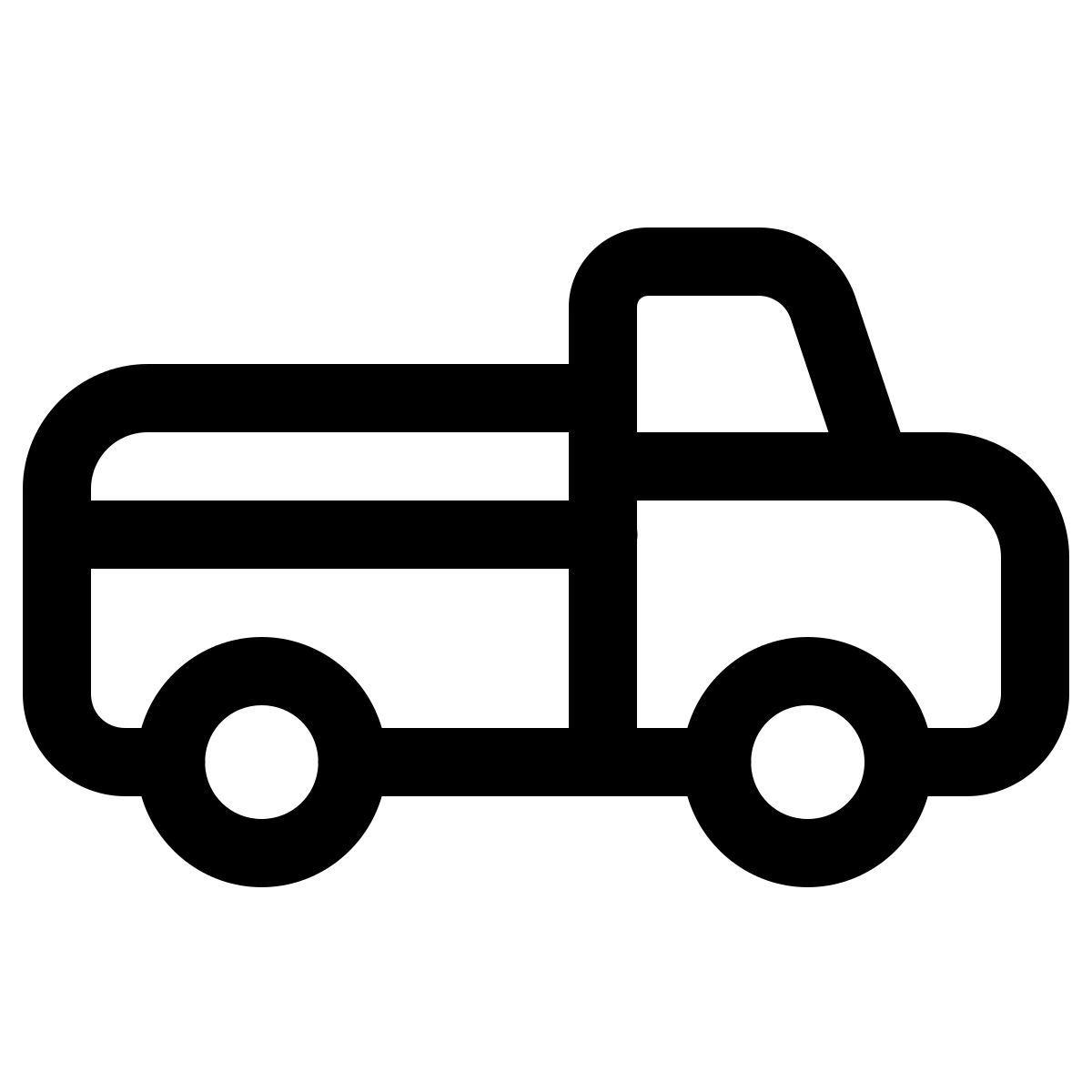 windows 11 outline style waggon lkw icon