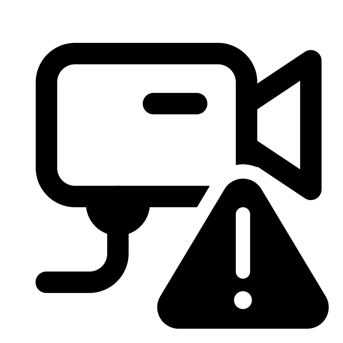 windows 11 outline style 壁挂式相机错误 icon