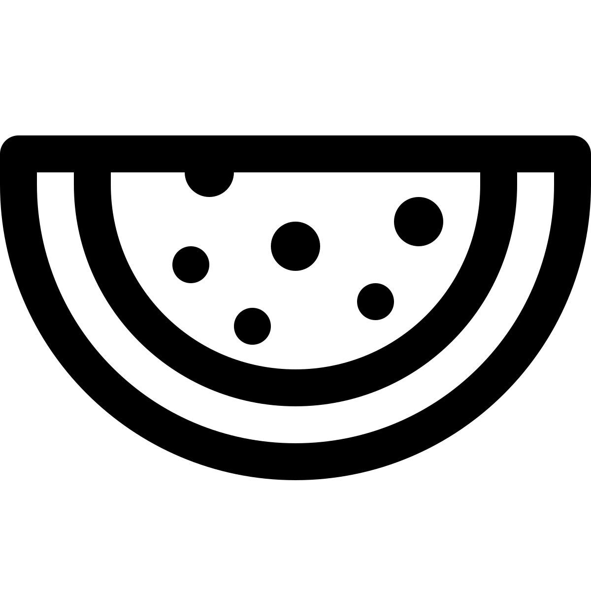 windows 11 outline style 西瓜 icon