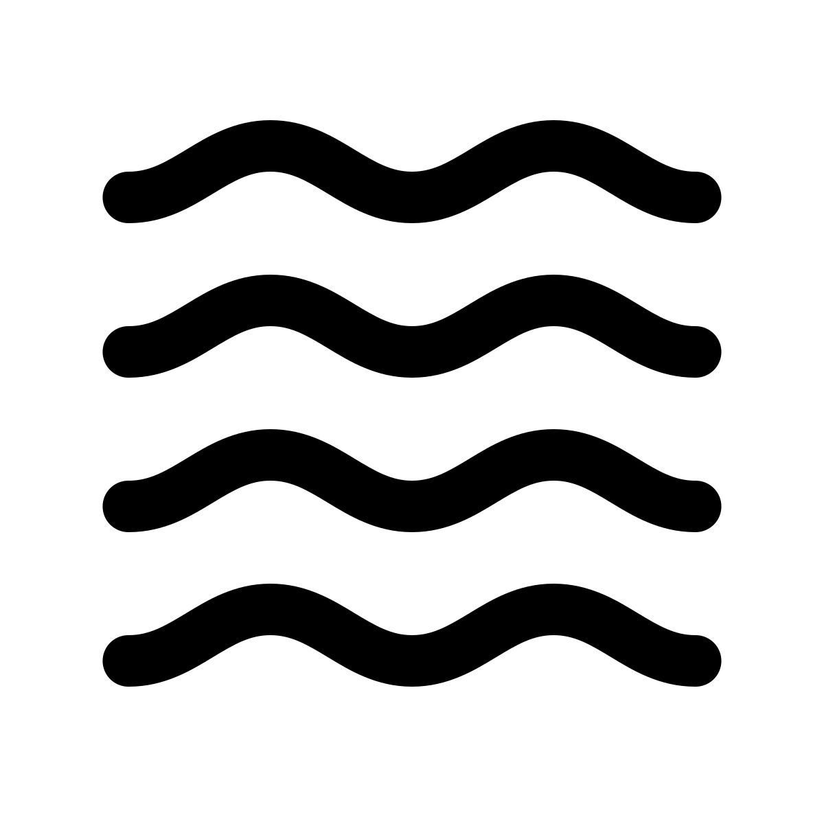 windows 11 outline style 波浪线 icon