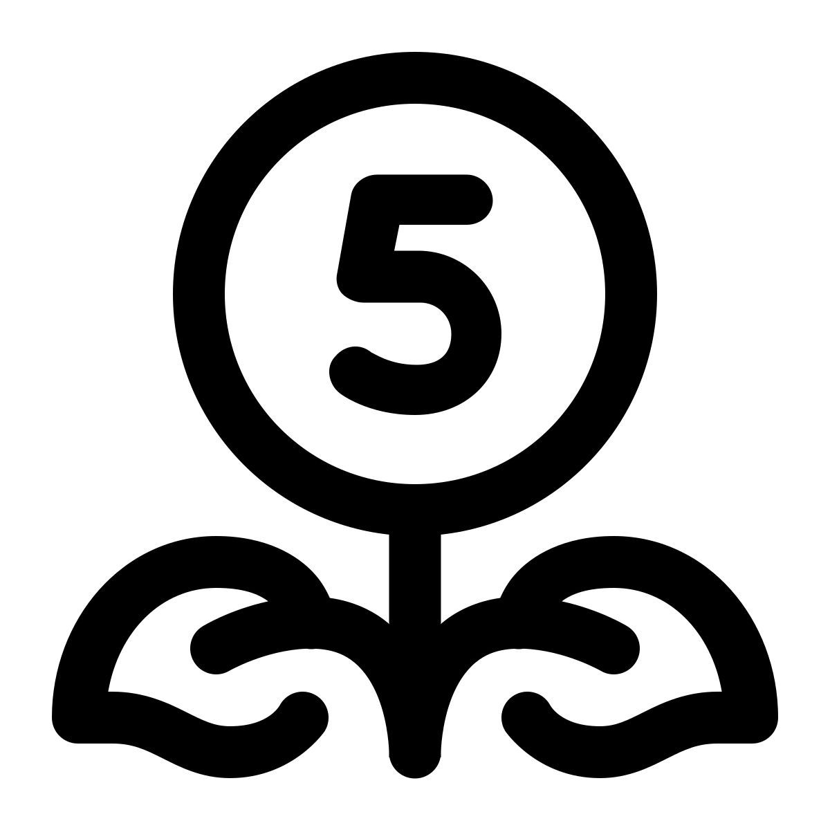 windows 11 outline style 약한 금융 성장 icon