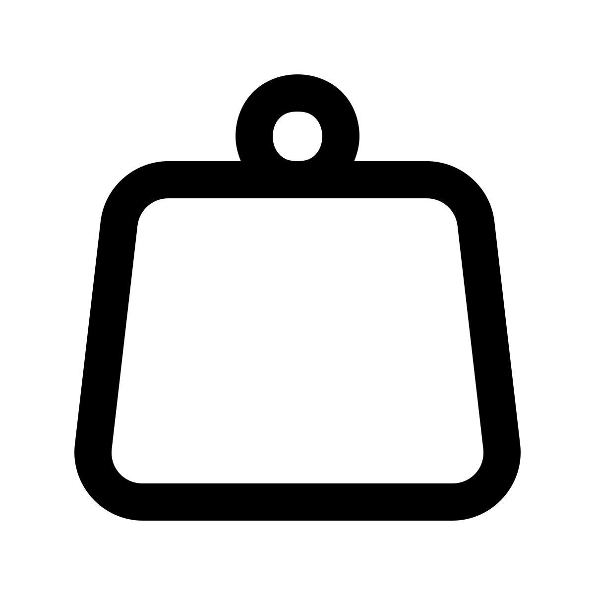 windows 11 outline style 重量 icon