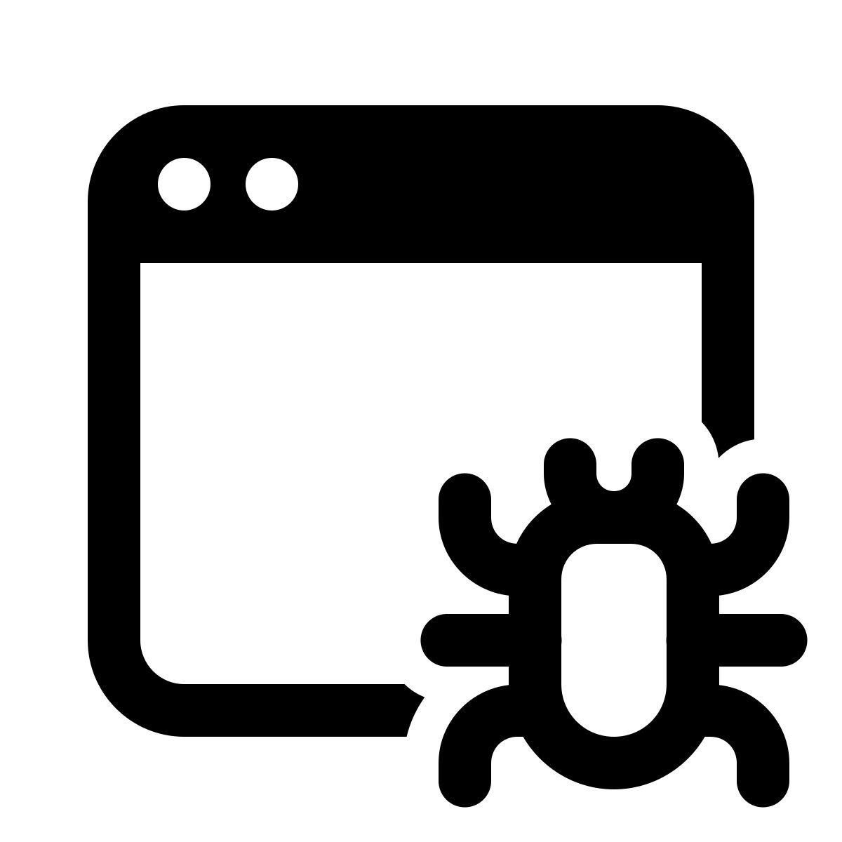 windows 11 outline style 창문 벌레 icon