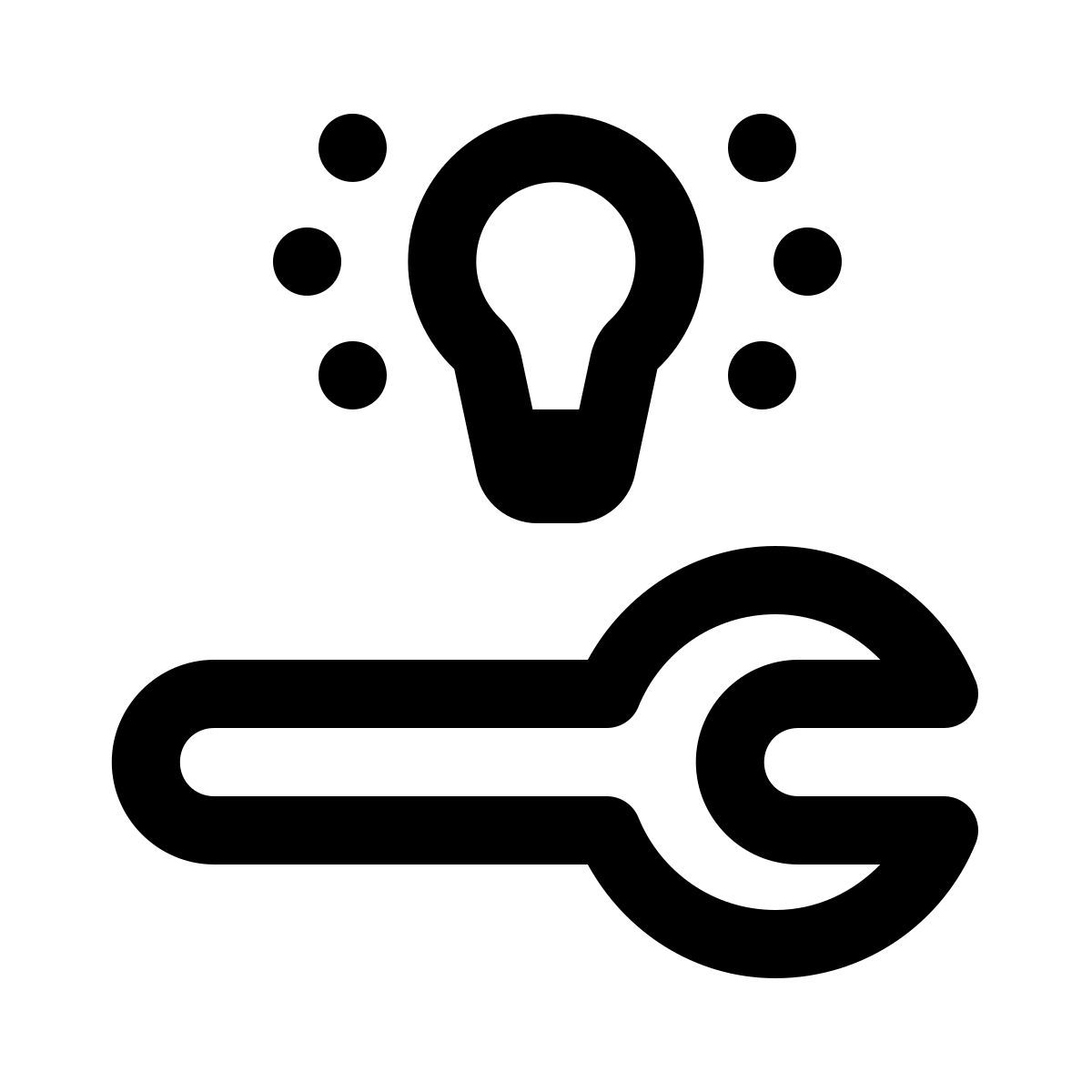 windows 11 outline style 工作灯 icon