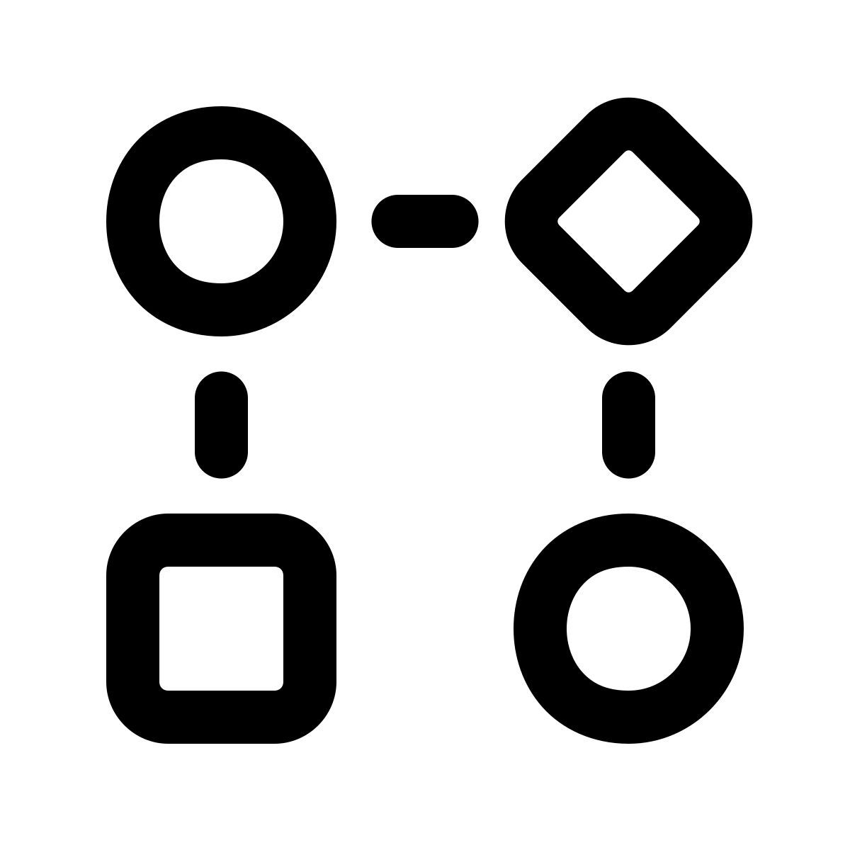 windows 11 outline style 工作流程 icon