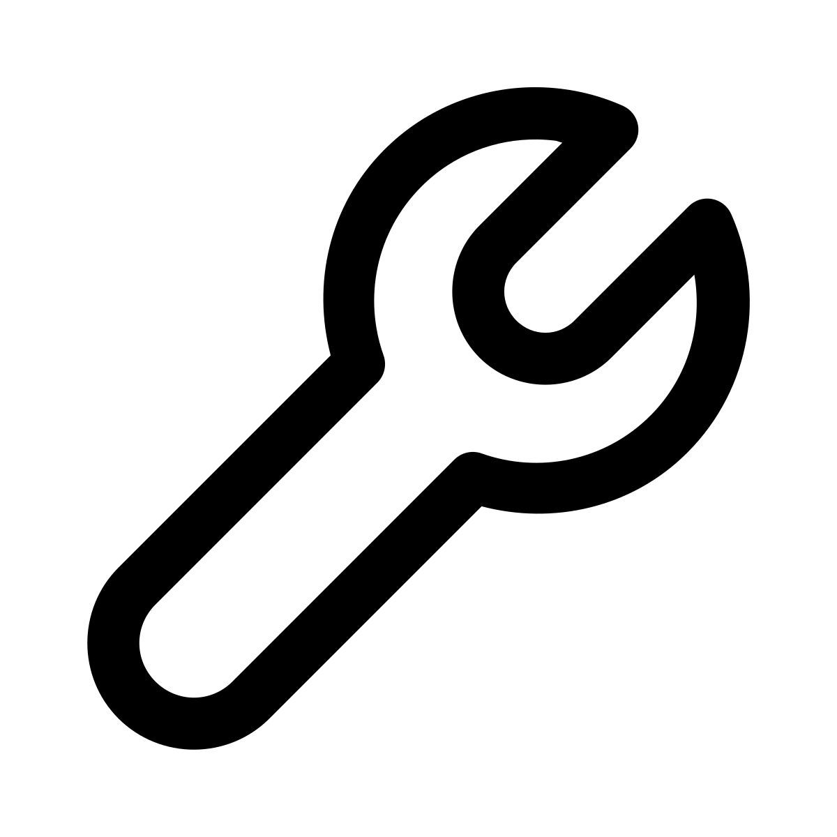 windows 11 outline style 扳手 icon