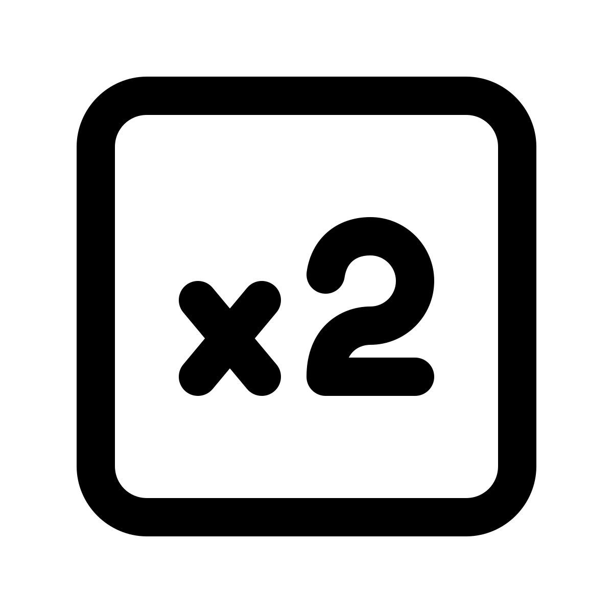 windows 11 outline style x2 icon