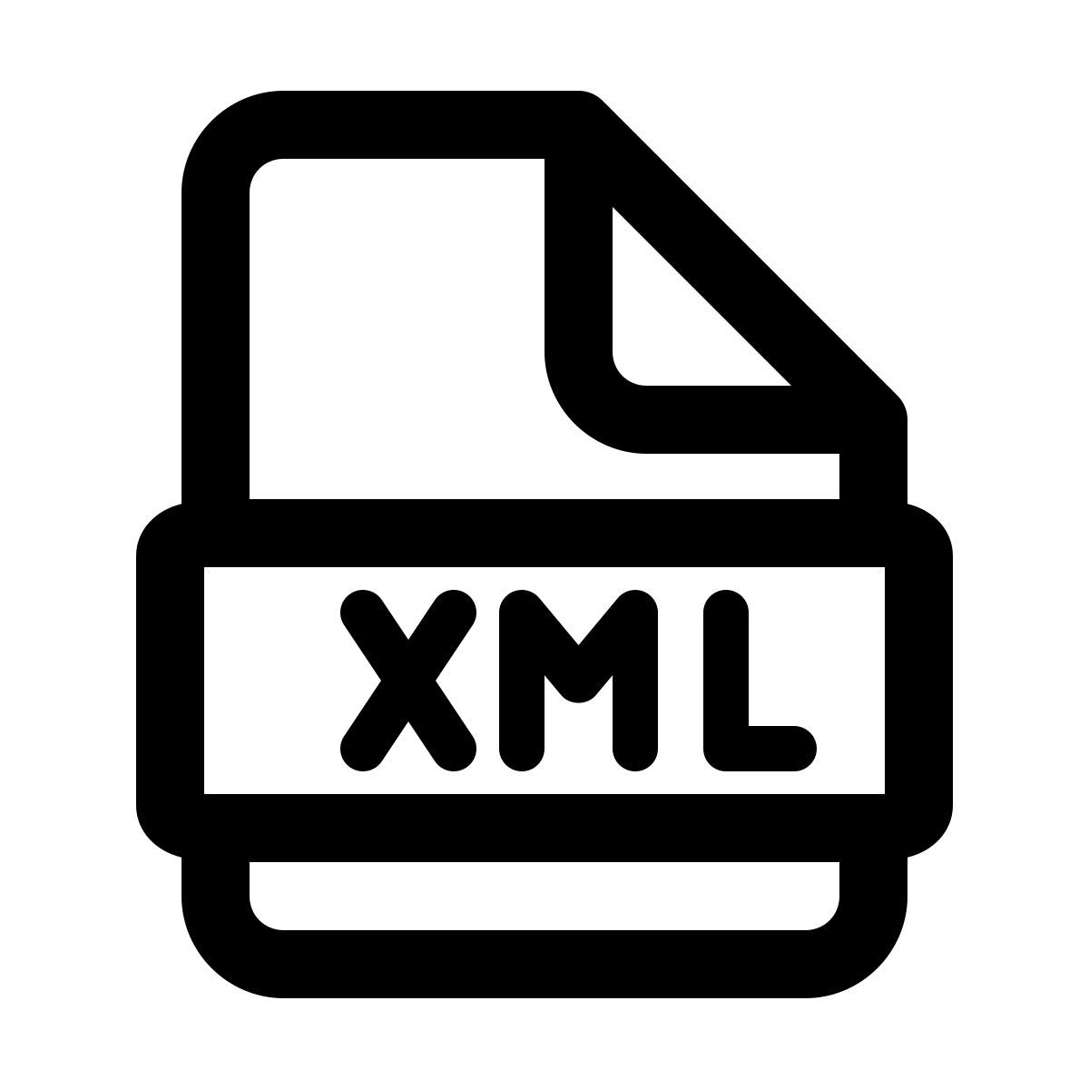 windows 11 outline style file xml icon