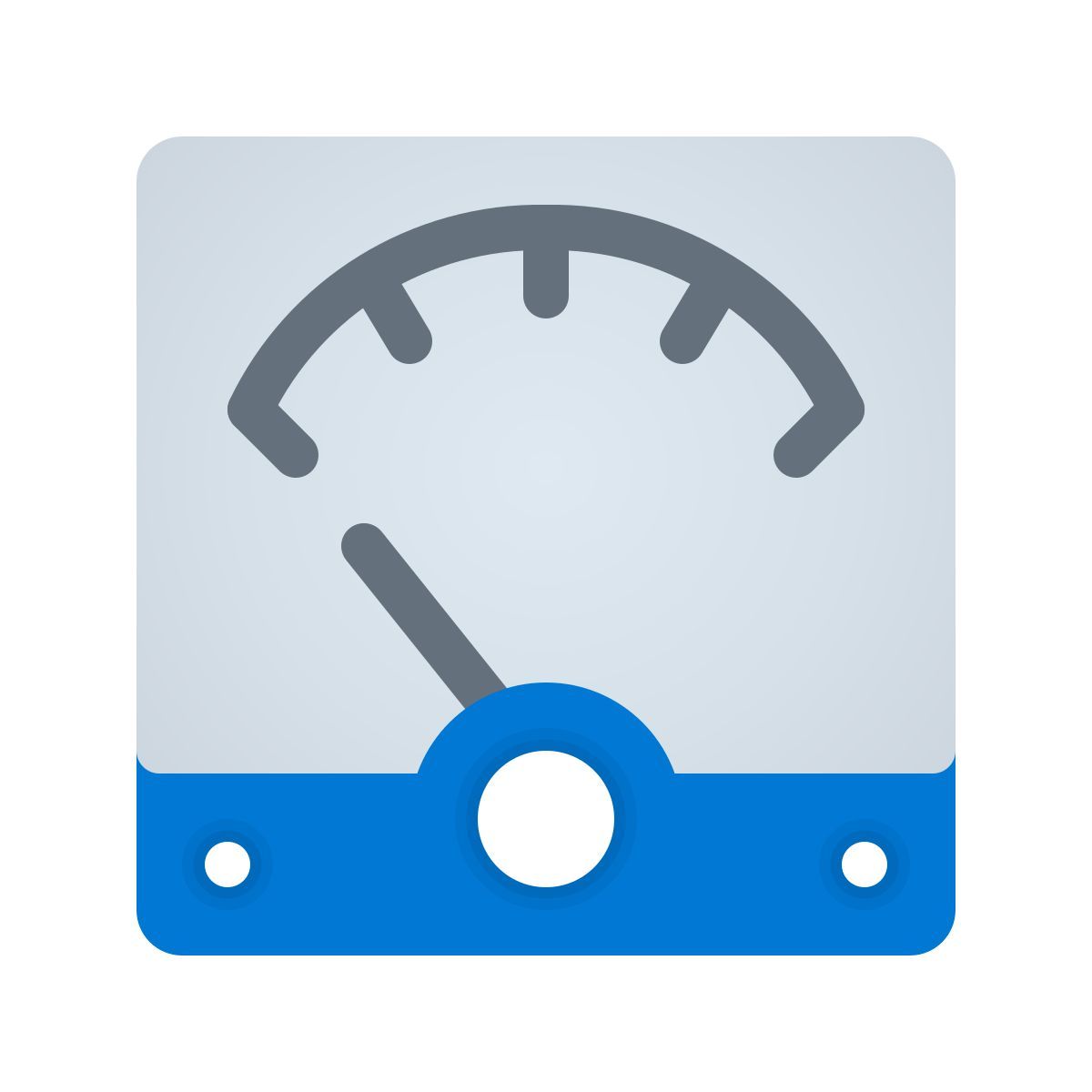 windows 11 color style voltmeter icon
