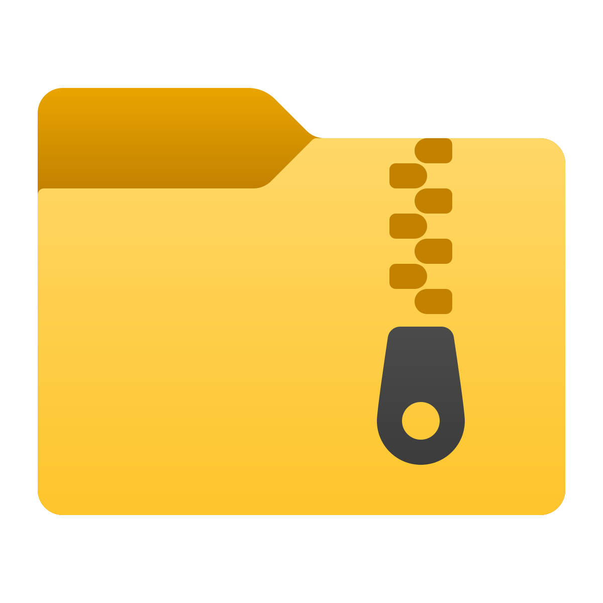 windows 11 color style archive folder  v2 icon