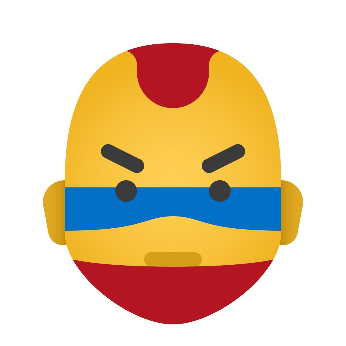 windows 11 color style pintura de guerra azteca relleno icon