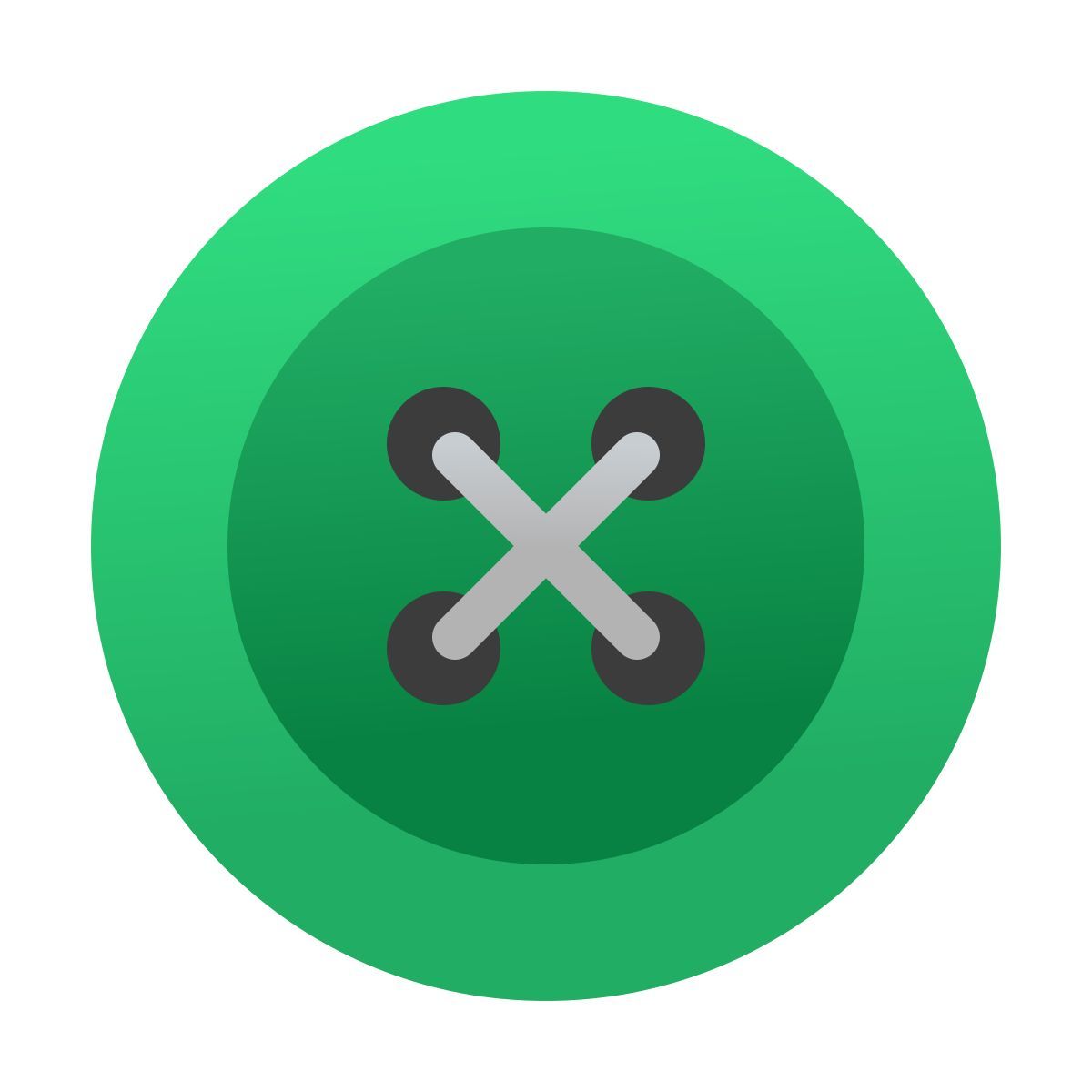 windows 11 color style sewing button icon