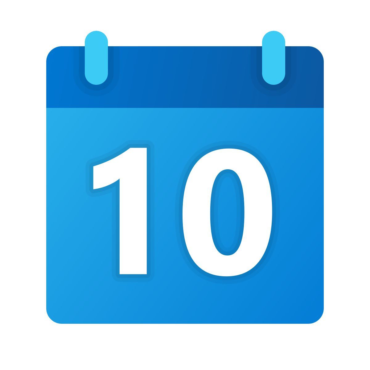windows 11 color style calendario 10 icon