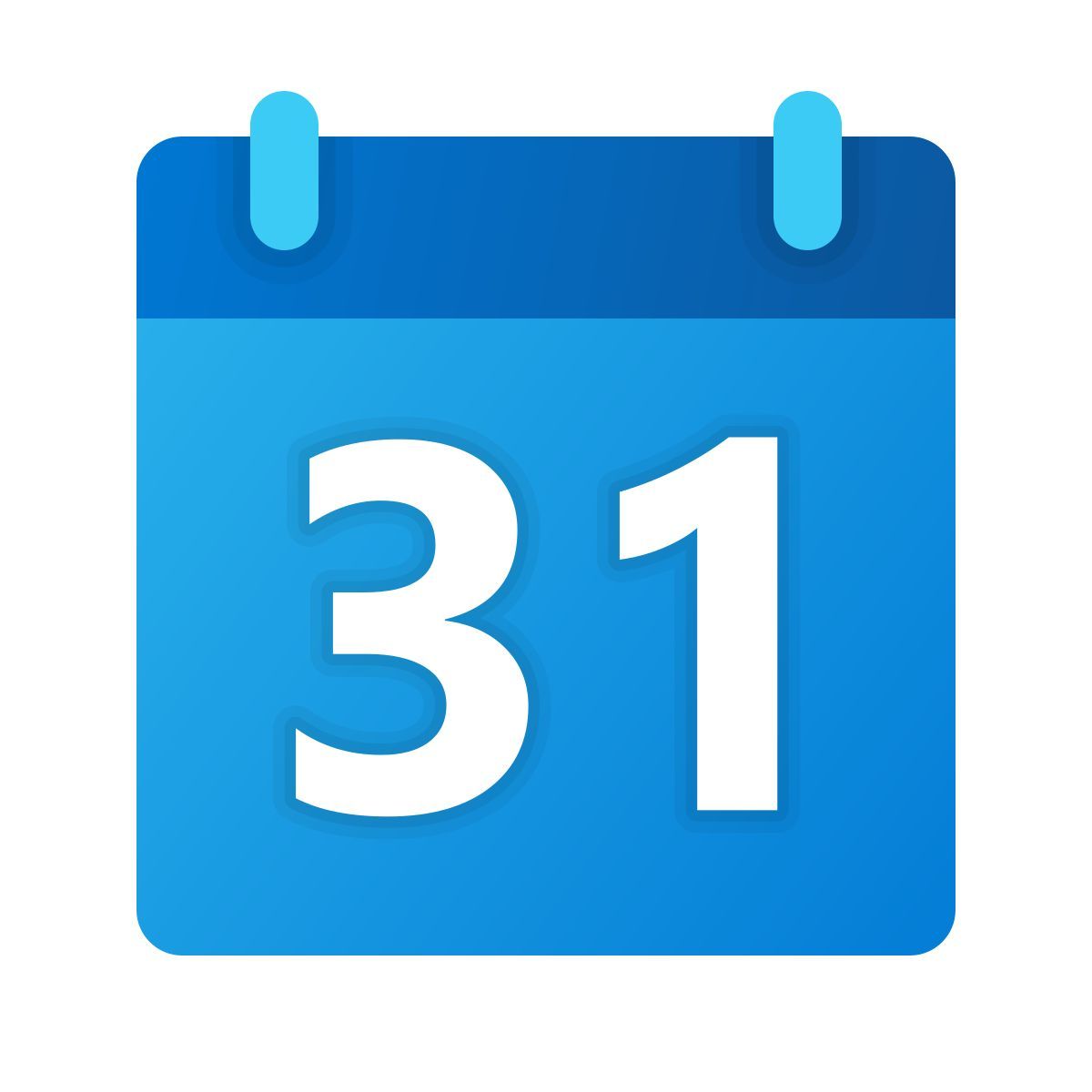 windows 11 color style calendario 31 icon