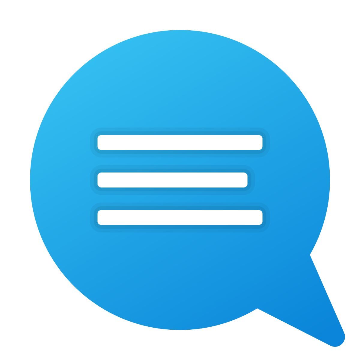 windows 11 color style chat message icon