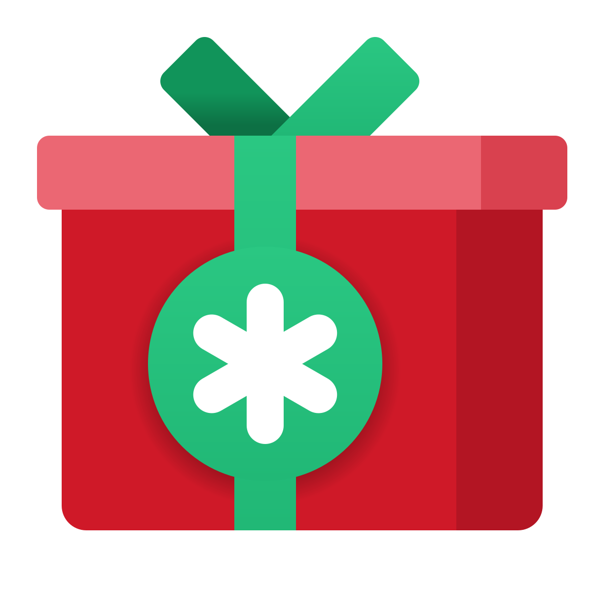 windows 11 color style christmas gift icon