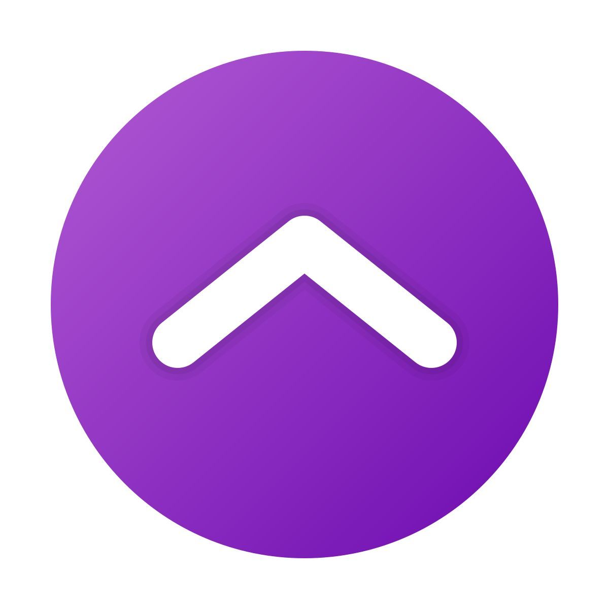 windows 11 color style 위쪽 화살표 icon