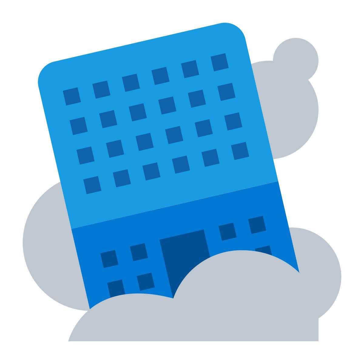 windows 11 color style construção em colapso icon