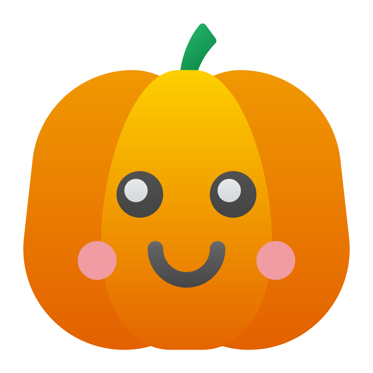windows 11 color style cute pumpkin icon