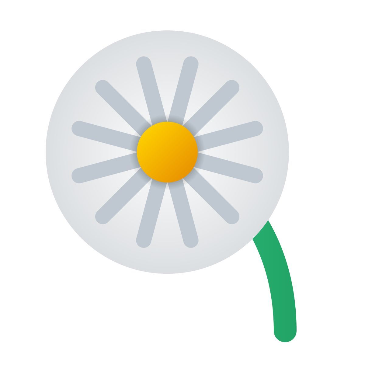 windows 11 color style dandelion icon