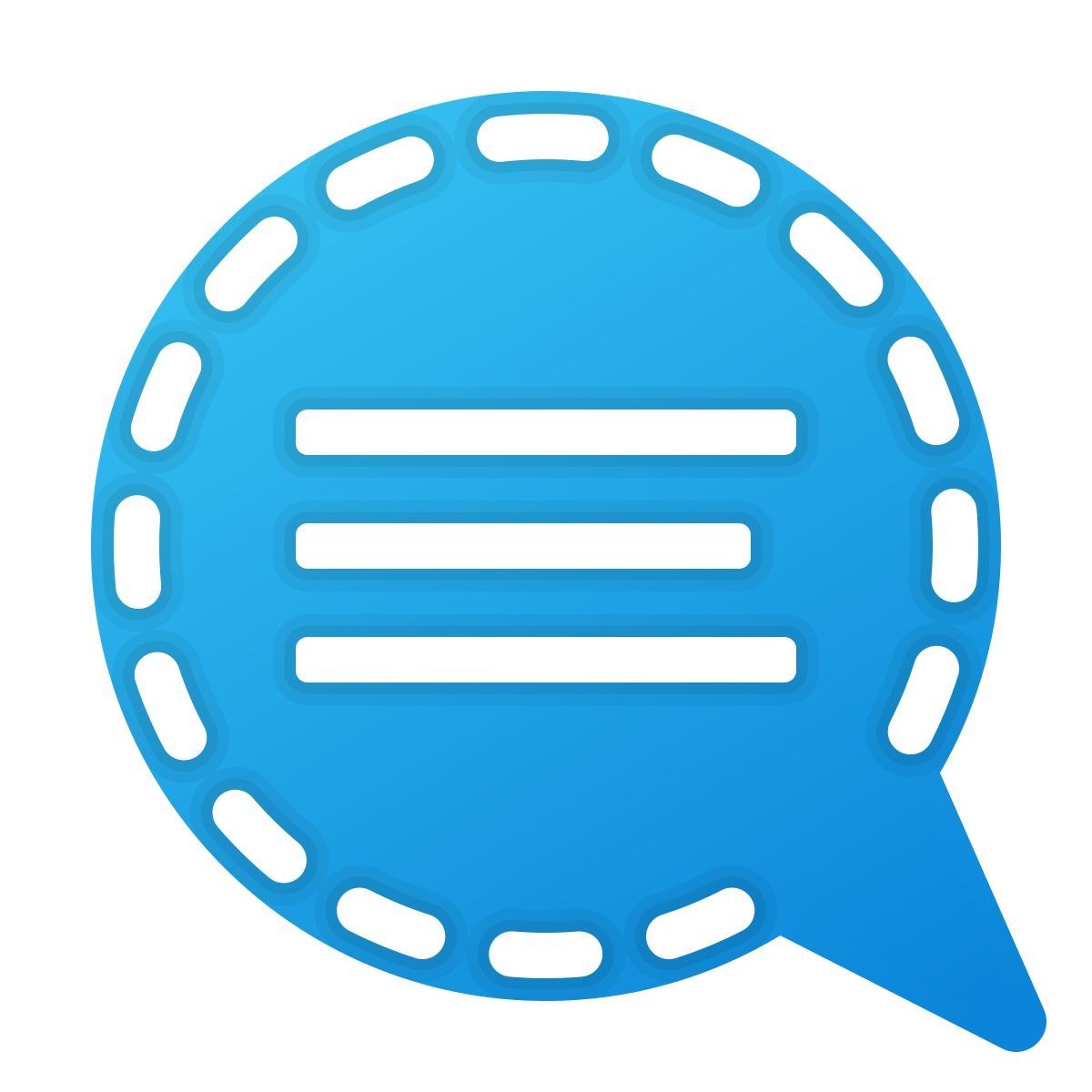 windows 11 color style chat discontinuo icon