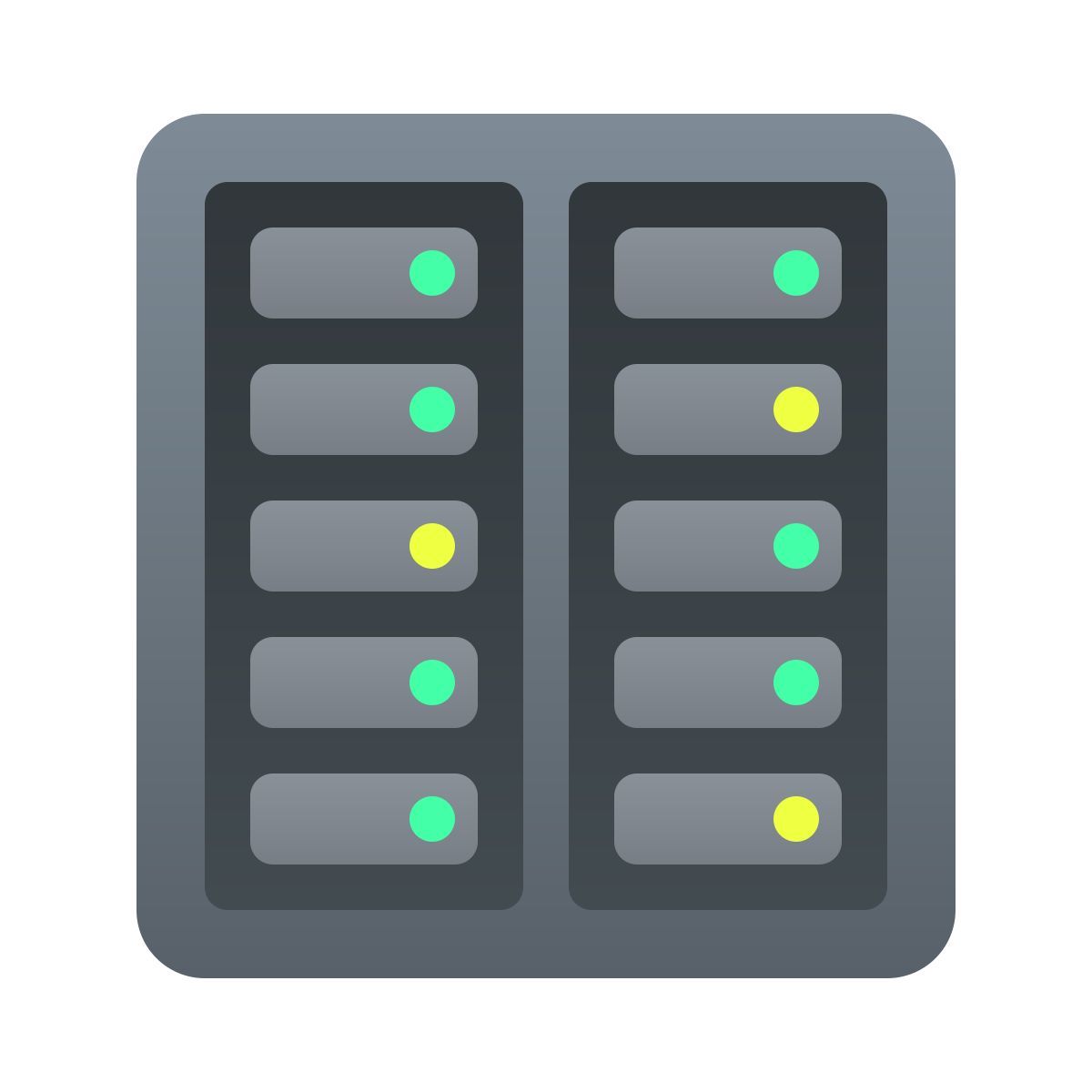 windows 11 color style banca dati icon