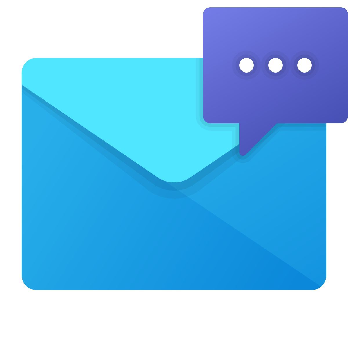 windows 11 color style 信封点 icon