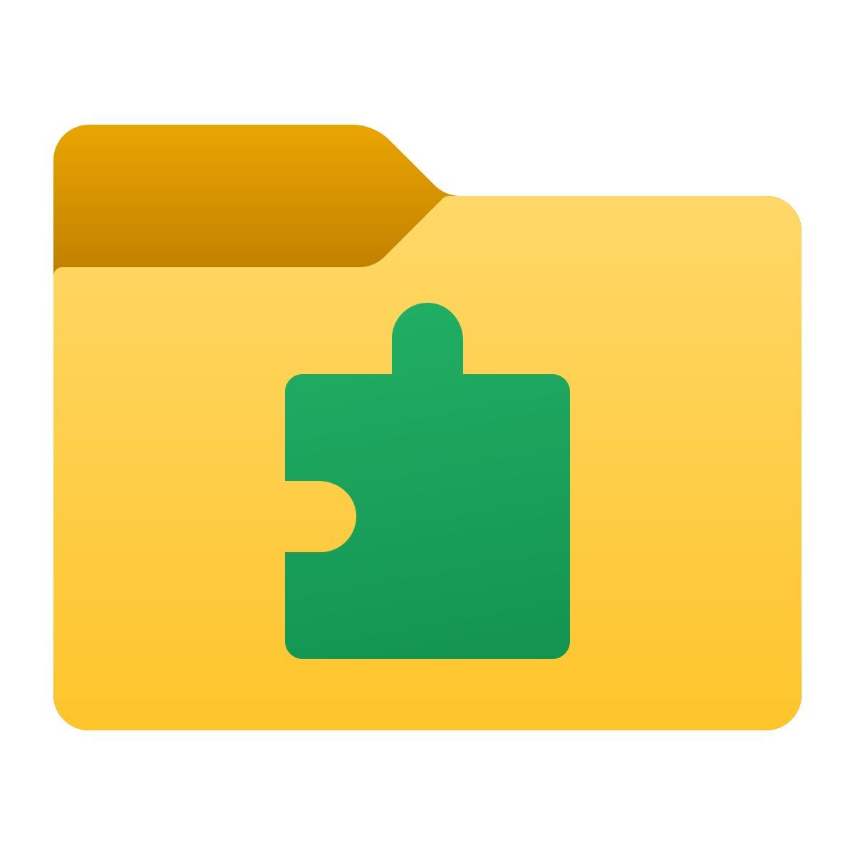 windows 11 color style dossier d'extensions icon